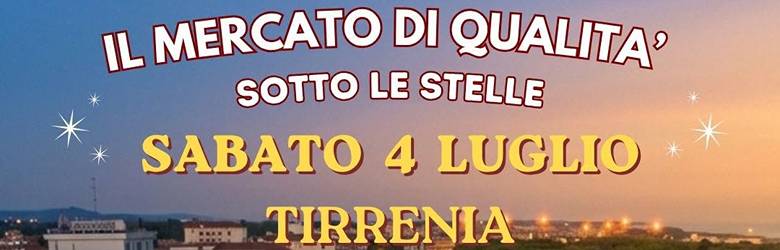 Mercatini Tirrenia Estate 2026