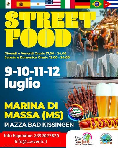 Street Food Fiesta Loca a Marina di Massa 2026
