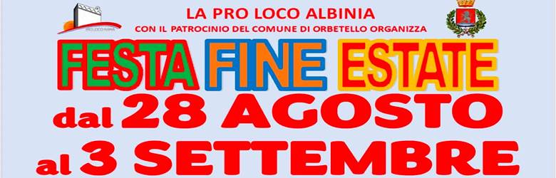 Festa di Fine Estate Albinia 2026