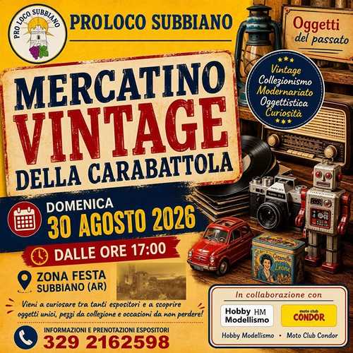 Mercatino della Carabattola Subbiano