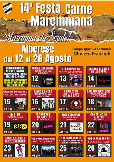 Sagra Alberese Agosto 2026