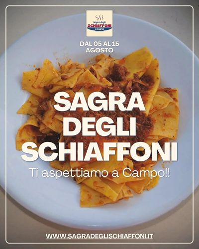 Sagra degli Schiaffoni a Campo 2026 San Giuliano Terme