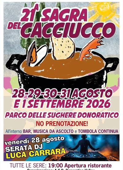Sagra del Cacciucco a Donoratico 2026