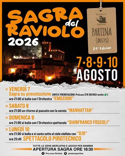 Sagra del Raviolo a Partina 2026