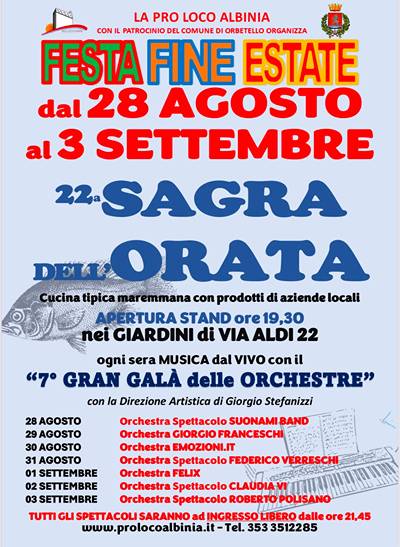 Sagra dell'Orata Albinia 2026