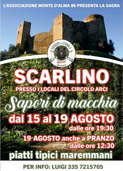 Sapori di Macchia a Scarlino 2026
