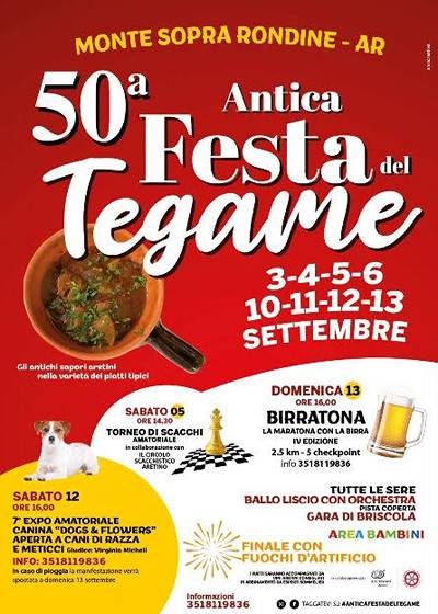 Antica Festa del Tegame a Monte Sopra Rondine 2026