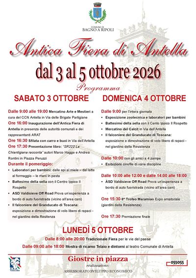 Antica Fiera di Antella 2026 Bagno a Ripoli