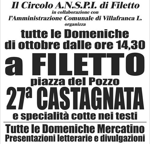Castagnata a Filetto 2026 Villafranca in Lunigiana