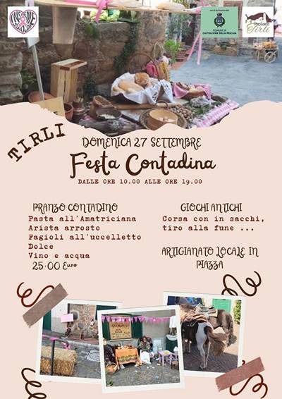 Festa Contadina a Tirli 2026 Castiglione della Pescaia