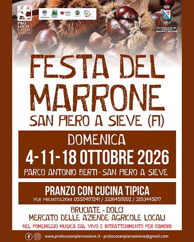 Festa del Marrone a San Piero a Sieve 2026