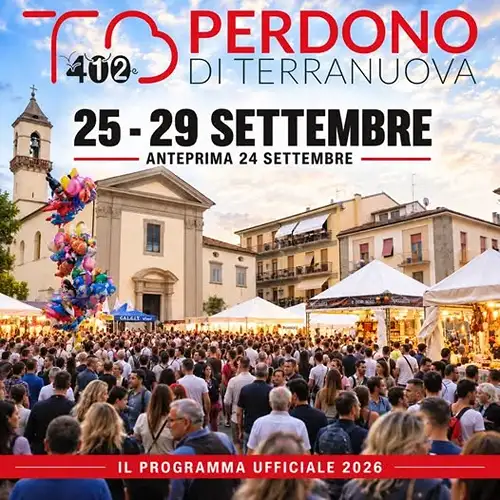 Festa del Perdono a Terranuova Bracciolini 2026 Valdarno