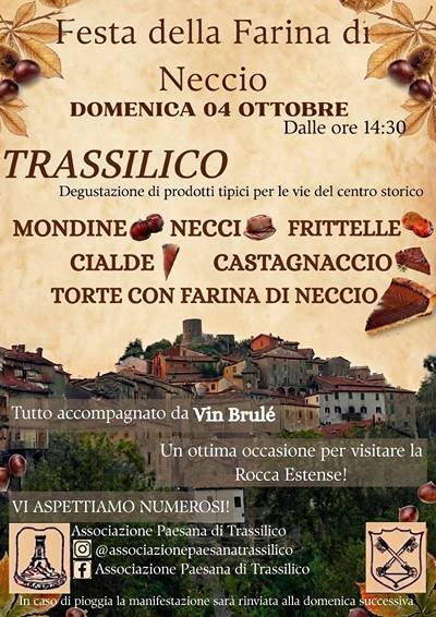 Festa della Farina di Neccio a Trassilico 2026 Gallicano