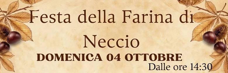 Festa delle Castagne Garfagnana Domenica 4 Ottobre 2026