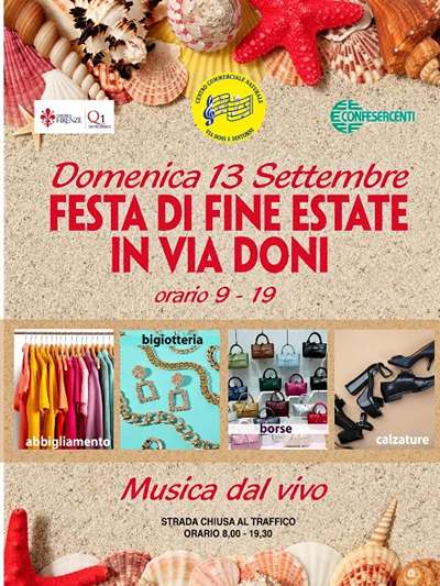 Festa di Fine Estate a Firenze in Via Doni