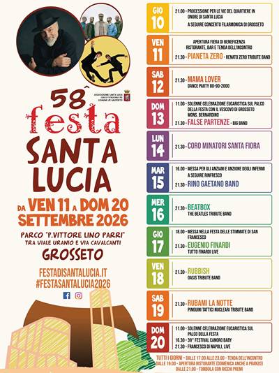 Festa di Santa Lucia a Barbanella 2026 Grosseto