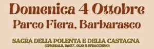 Feste Lunigiana Domenica 4 Ottobre 2026