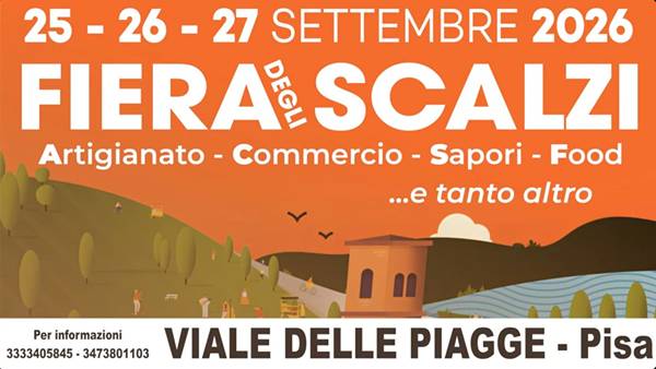 Fiera degli Scalzi a Pisa 2026 al Viale delle Piagge
