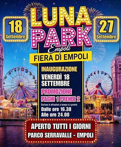 Fiera di Settembre 2026 al Parco di Serravalle