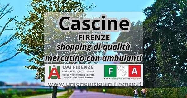 Mercato a Firenze Cascine Shopping Settembre 2026