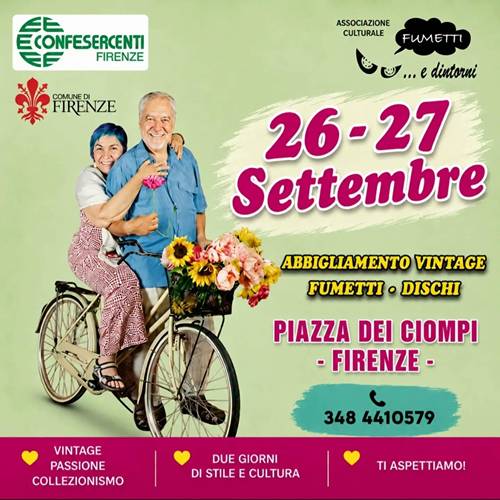Mercato a Firenze in Piazza dei Ciompi Settembre 2026