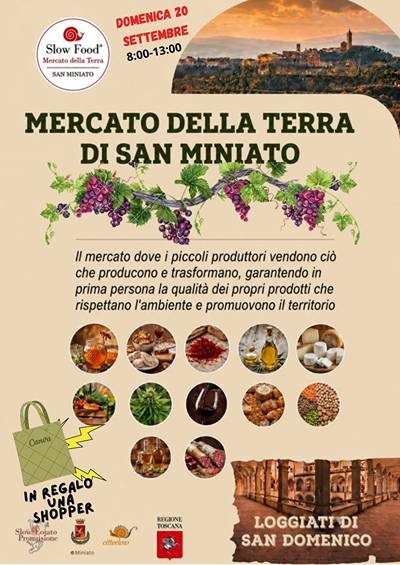 Mercato della Terra di San Miniato Settembre 2026
