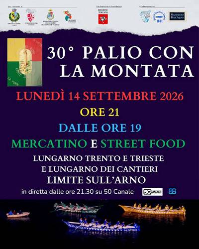 Palio con la Montata a Limite sull'Arno 2026