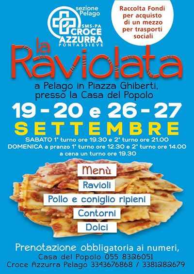 Raviolata a Pelago Settembre 2026