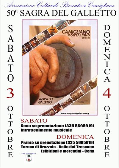 Sagra del Galletto a Camigliano 2026 Montalcino