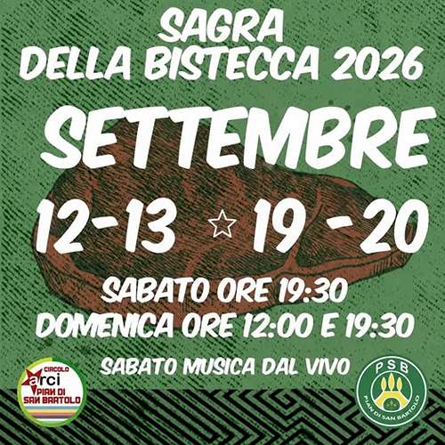 Sagra della Bistecca a Pian di San Bartolo Settembre 2026