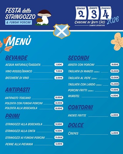 Sagre in Toscana Domenica 4 Ottobre 2026