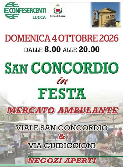 San Concordio in Festa a Lucca 2026