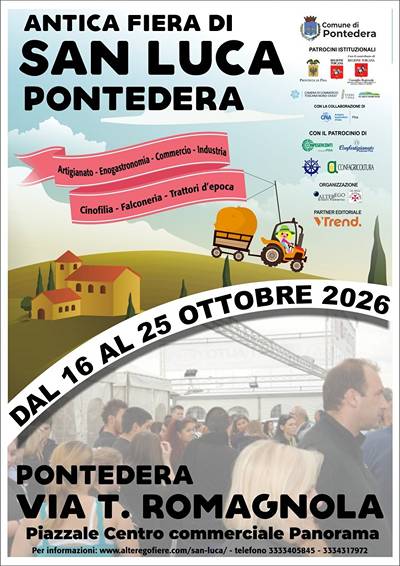 Antica Fiera di San Luca a Pontedera 2026