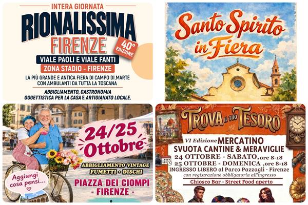 Eventi a Firenze Domenica 25 Ottobre 2026