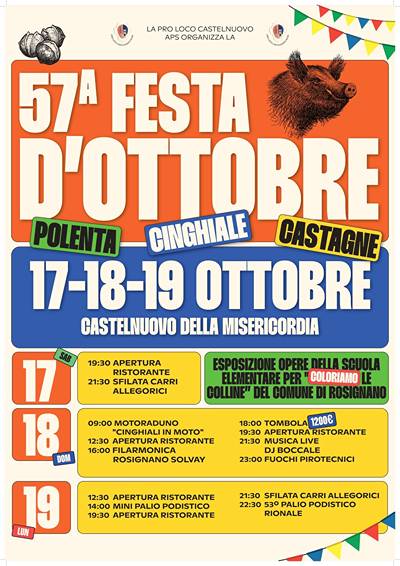 Festa d'Ottobre a Castelnuovo di Misericordia 2026