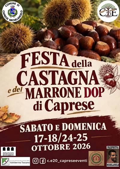 Festa della Castagna e del Marrone Dop di Caprese Michelangelo 2026