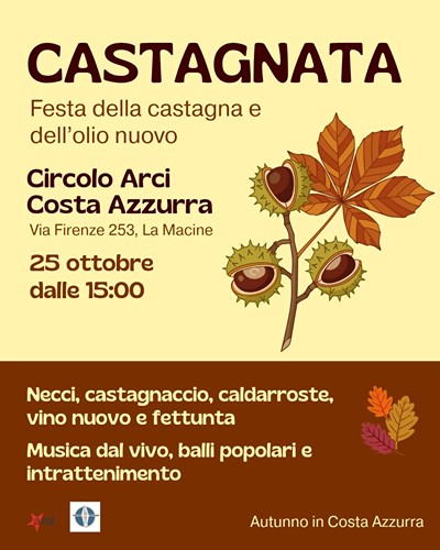 Festa della Castagna La Macine 2026 Prato