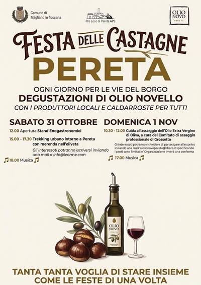 Festa delle Castagne a Pereta 2026 Magliano in Toscana