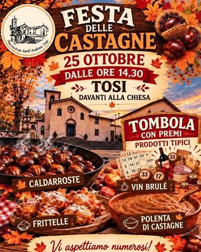 Festa delle Castagne a Tosi 2026 Reggello
