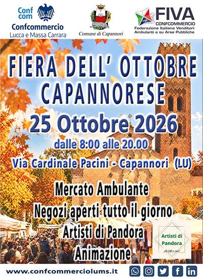 Fiera dell'Ottobre Capannorese a Capannori 2026