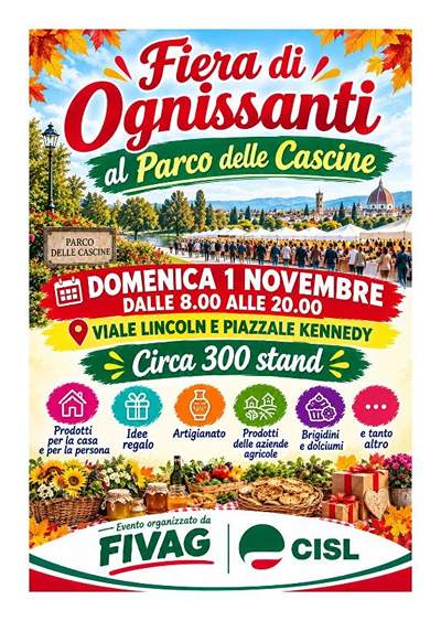Fiera di Ognissanti a Firenze 2026 al Parco delle Cascine