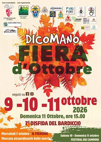Fiera di Ottobre a Dicomano 2026