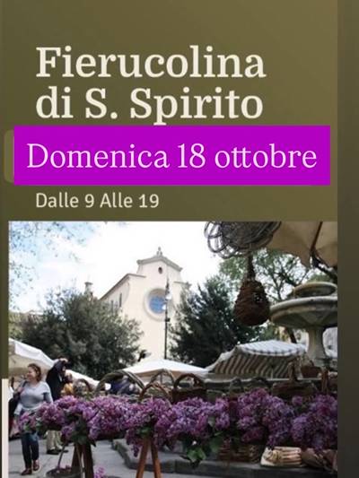 Fierucola a Firenze Ottobre 2026