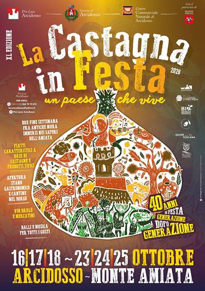 La Castagna in Festa ad Arcidosso 2026