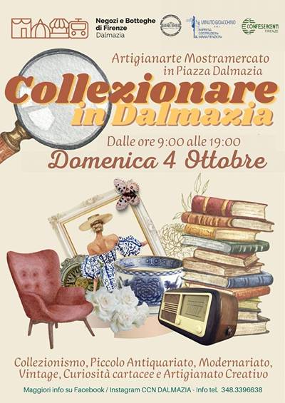 Mercatino a Firenze Collezionare in Dalmazia Ottobre 2026