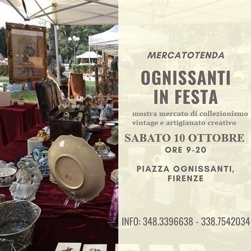 Mercatino a Firenze Ognissanti in Festa Ottobre 2026