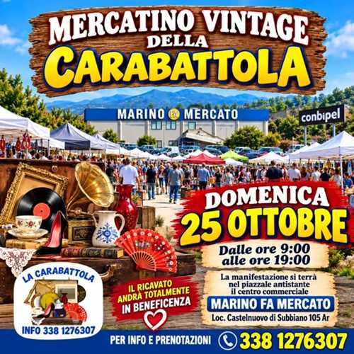 Mercatino Vintage della Carabattola a Subbiano 2026