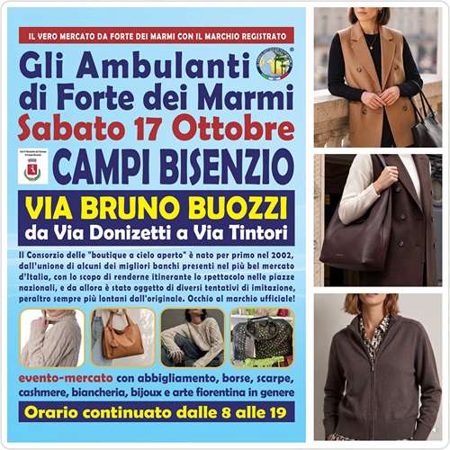 Mercato a Campi Bisenzio Gli Ambulanti di Forte dei Marmi
