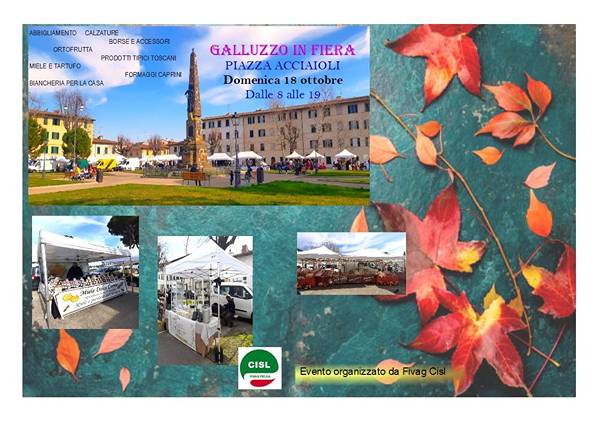Mercato a Firenze Galluzzo in Fiera Ottobre 2026