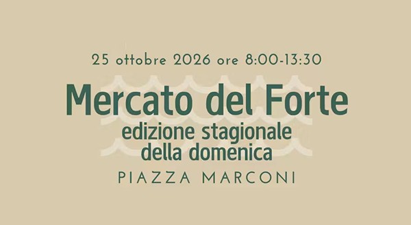 Mercato a Forte dei Marmi Ottobre 2026